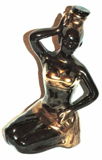 Rare Black African Beauty Woman Decanter ** PRICE REDUCED !**