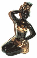 Rare Black African Beauty Woman Decanter ** PRICE REDUCED !**