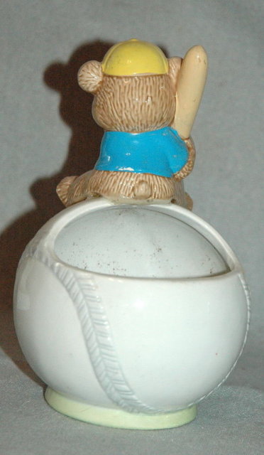Napco Baseball Bear Planter