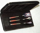 Set of 3 darts one is a Budweiser Bud Light Dart in velvet lined box