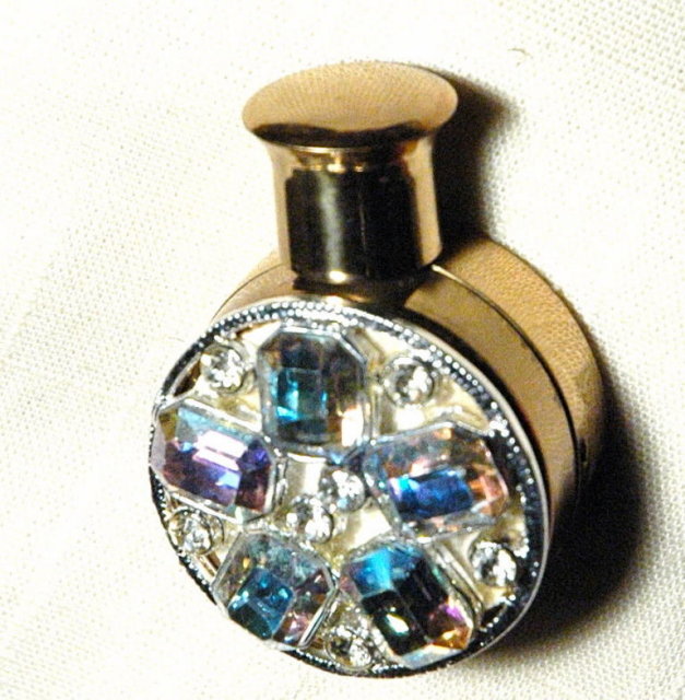 Aurora Borealias Encrusted Goldtone Perfume * PRICE REDUCTION SALE!**