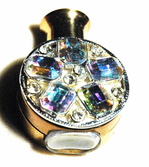 Aurora Borealias Encrusted Goldtone Perfume * PRICE REDUCTION SALE!**