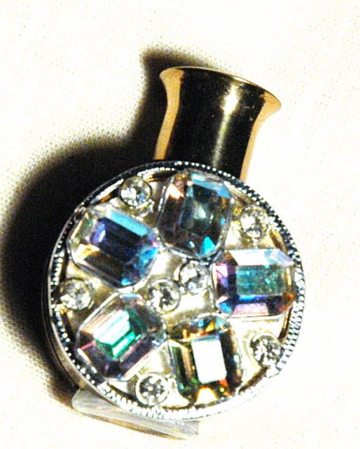 Aurora Borealias Encrusted Goldtone Perfume * PRICE REDUCTION SALE!**