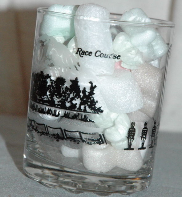 Longacres Horse Racing Course Long Mile Winner Trooper Seven 1980-1983 Drinking Glass