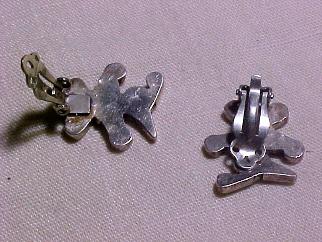 Fred Harvey Era Sterling T- Bird Earrings