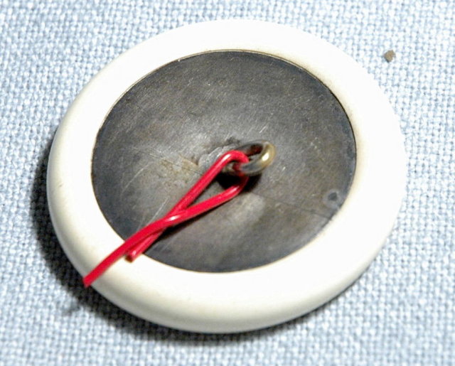 Large Antique Egyptian Silver Button