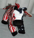 Democratic Lefty 2000 Stars and Stripes Beanie Baby Donkey
