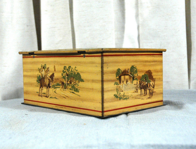 Antique Tin with Lock