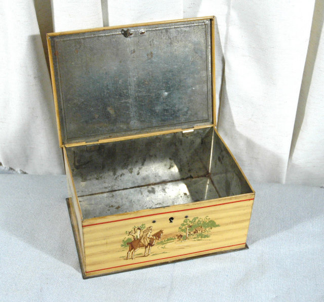 Antique Tin with Lock