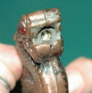 Copper Dragon with Red Eyes Lighter Butane