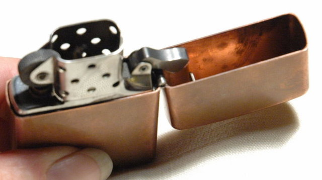 Solid Copper Zippo Lighter