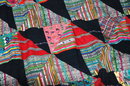 Guatamalan Patchwork Quilt of Old Mayan Huipils