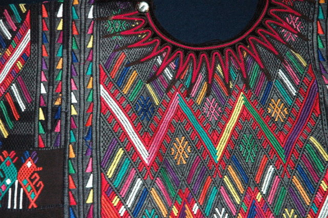 Vint. Handwoven Guatemalan Huipil from Quiche