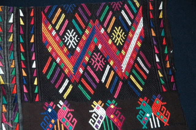 Vint. Handwoven Guatemalan Huipil from Quiche