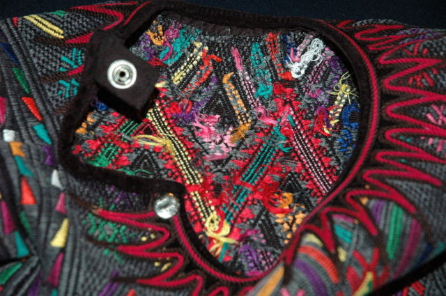 Vint. Handwoven Guatemalan Huipil from Quiche