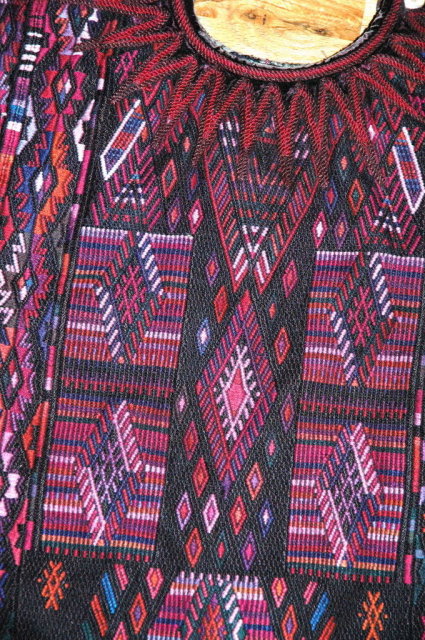 Vint. Handwoven Guatemalan Huipil from Quiche