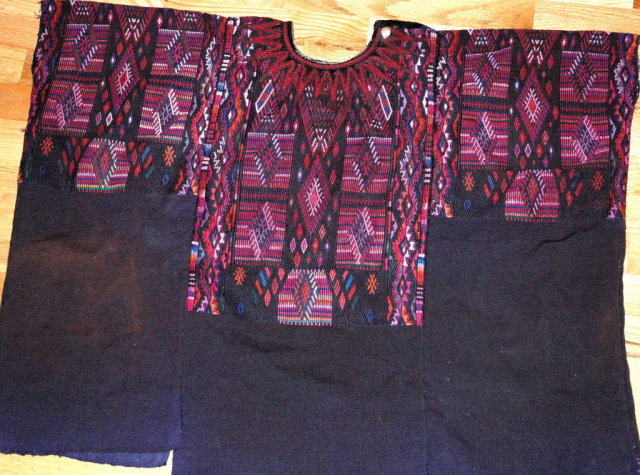 Vint. Handwoven Guatemalan Huipil from Quiche