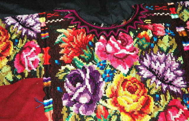 Vint. Handwoven Guatemalan Huipil from Quiche