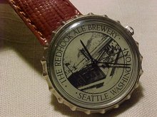 Redhook Ale Brewery Watch Seattle, WA * looks like bottle cap*