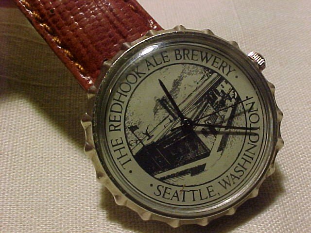 Redhook Ale Brewery Watch Seattle, WA * looks like bottle cap*