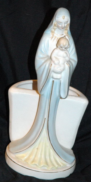 Virgin Mary & Baby Jesus Planter Napco PRICE REDUCTION!**