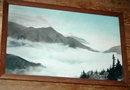 Vintage HandTinted Photograph of Mountains Hand Tinted Photograph of Mountains in the Mist * PRICE REDUCED!*