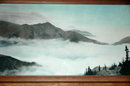 Vintage HandTinted Photograph of Mountains Hand Tinted Photograph of Mountains in the Mist * PRICE REDUCED!*
