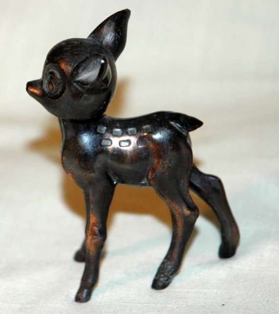 Bronze Bambie Nodder Bobble Head