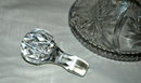 Vintage Cut & Etched Crystal Ship's Decanter