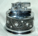 Fancy Rhinestone Table Lighter by Embassy