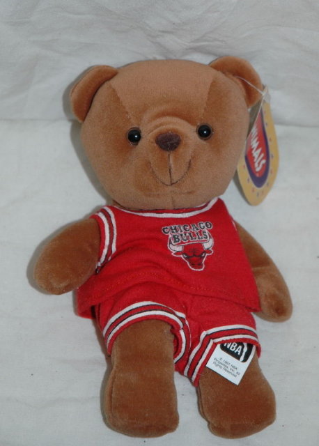 Chicago Bulls NBA Bear beanie plush shelf sitter