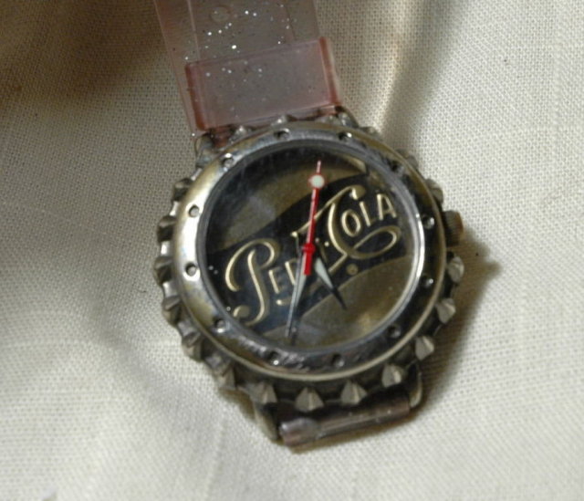 Pepsi Cola bottle cap watch