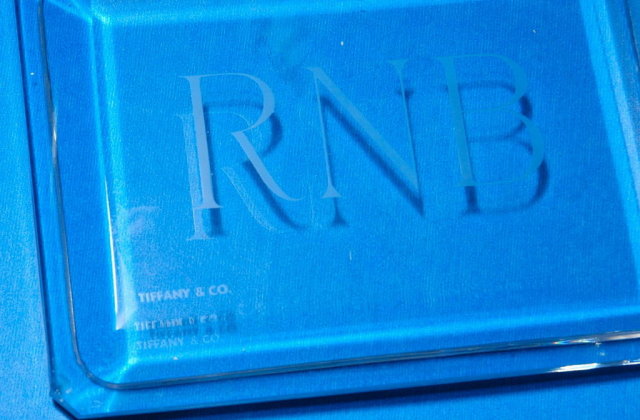 Tiffany Crystal Cigarett Box Signed & Numbered