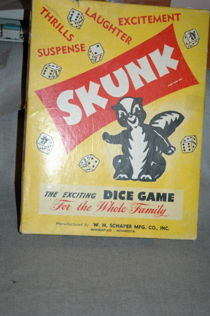1953 Skunk Game by W.H. Schaper MFG. Co. Inc