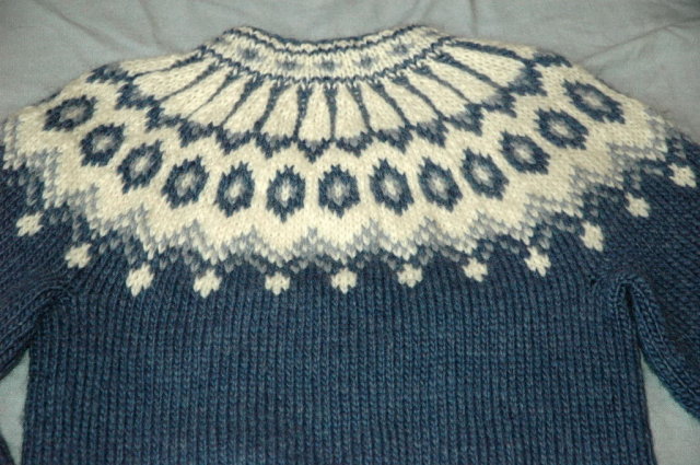 Icelandic Rustic Wool Knit Cardigan Sweater