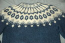 Icelandic Rustic Wool Knit Cardigan Sweater