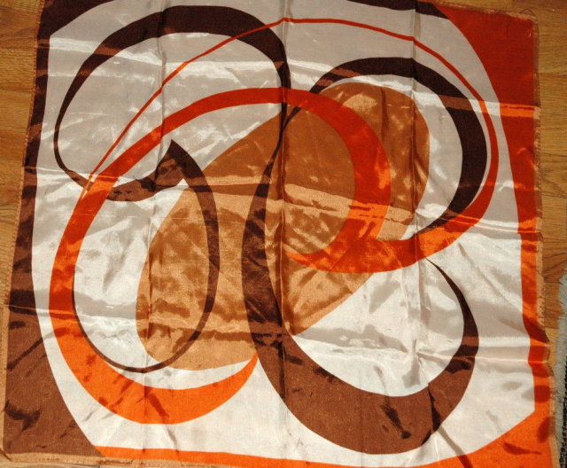 Vintage Retro Mod Silk Scarf