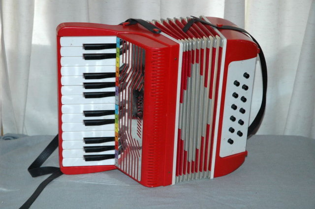 Vintage Toy Accordian Potenza Picena Italy