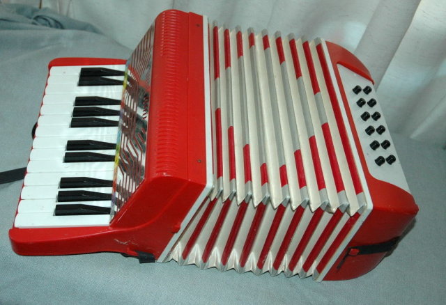 Vintage Toy Accordian Potenza Picena Italy