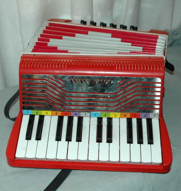 Vintage Toy Accordian Potenza Picena Italy