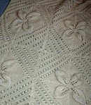 Wool Crochet Shawl or Lap Throw hand made