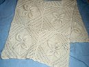 Wool Crochet Shawl or Lap Throw hand made