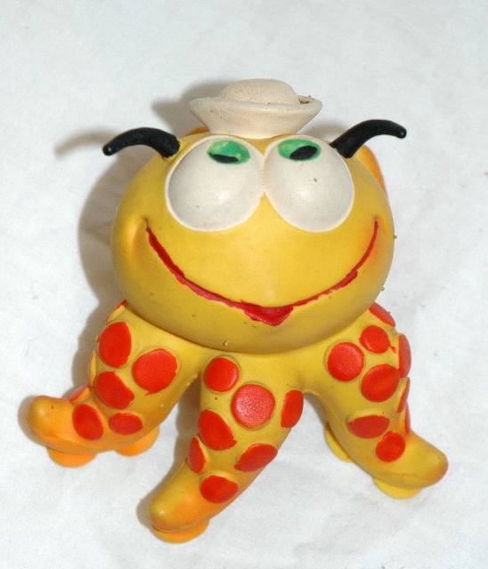 Squeak Toy Rubber Sailor Octopus Lanco Spain