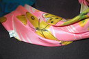 Vera Butterfly Smoke Ring Scarf 100% silk
