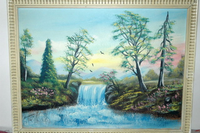 Landscape Painting by Clyde R . Anderson 1959 * PRICE REDUCTION!*