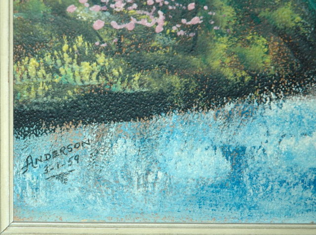 Landscape Painting by Clyde R . Anderson 1959 * PRICE REDUCTION!*