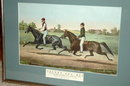 Framed Horse Racing Print Tacony & Mac ** PRICE REDUCTION!**