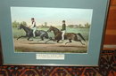 Framed Horse Racing Print Tacony & Mac ** PRICE REDUCTION!**