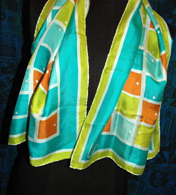 Silk Scarf All Silk Scarves by Vera Made in Japan