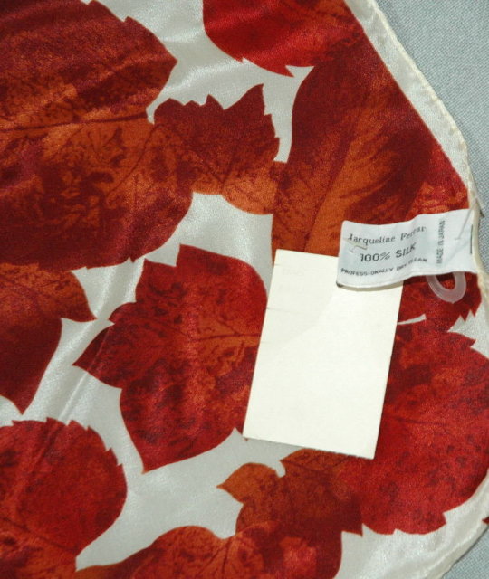 Jacqueline Ferrer 100% Silk Scarf New with Tag